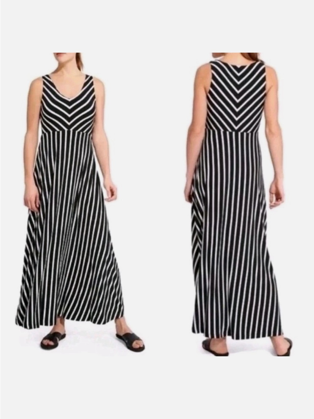 Athleta Stripe Maxi Dress